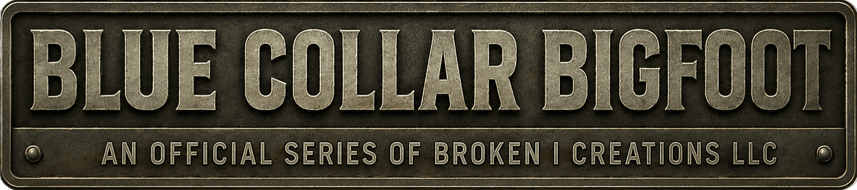 Blue Collar Bigfoot banner concept artwork